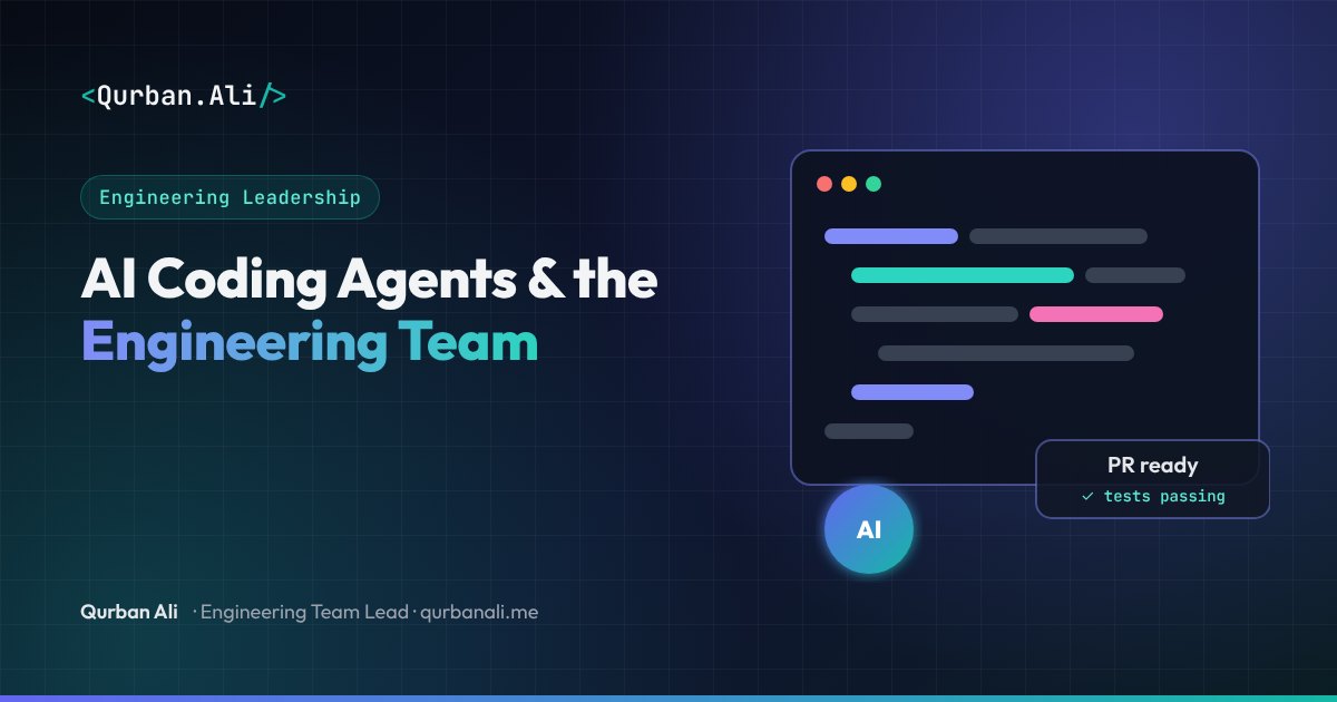 Cover image for the article: AI Coding Agents and the Engineering Team: What Changes for Leads